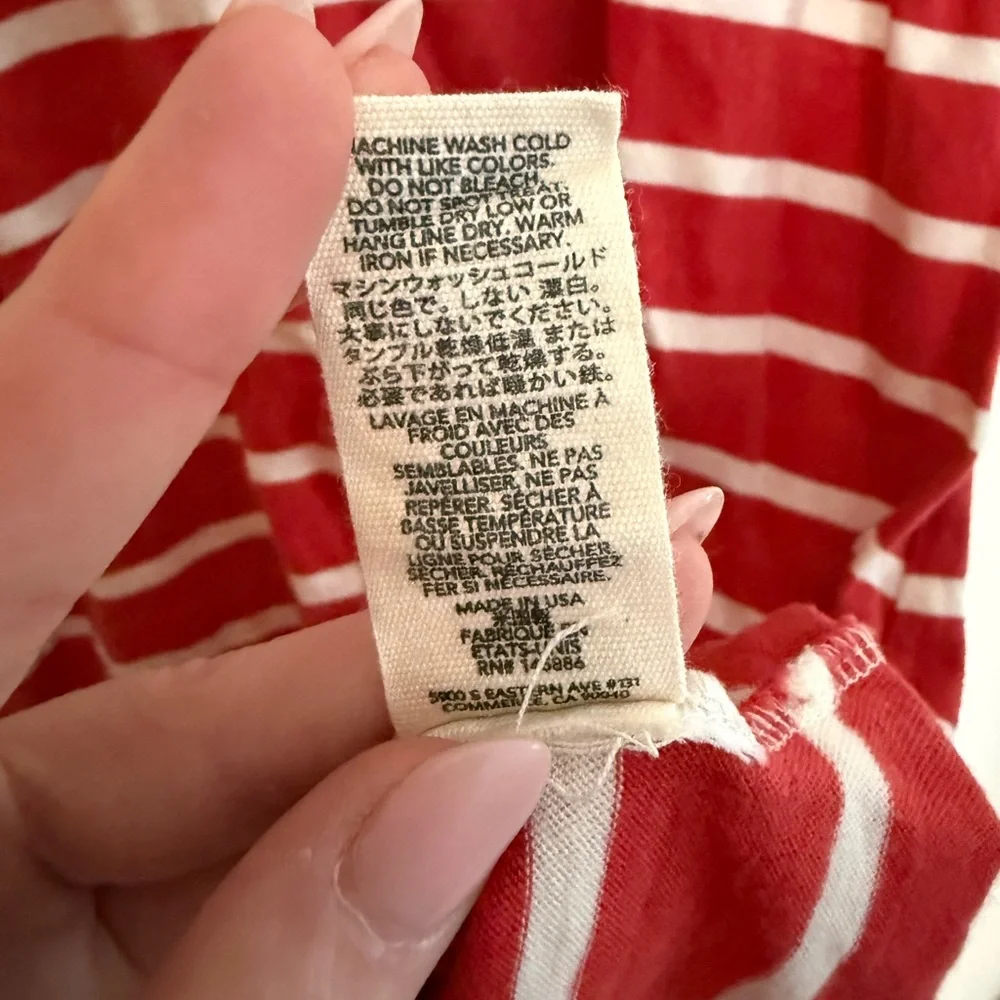 THE GREAT. Striped Racer Back Tank - Picture 7 of 7